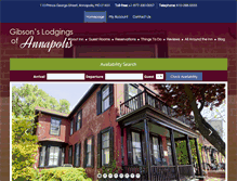 Tablet Screenshot of gibsonslodgings.com